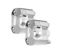 DUSHUO Morsetti per Manubrio da Moto Fuoristrada Adattatore per Riser 22 Mm E 28 Morsetto per per 7/8" Manubrio Riser Moto(Color-S)