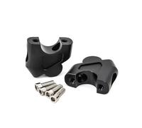 DUSHUO per CB500X per Cb500f per CB400X per CB400F Riser Manubrio per Motocicletta Morsetto Drag Adattatore di Estensione(Black)