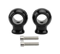 DUSHUO Riser per Manubrio da 1-1/4" 32 Mm per Moto Supporto di Sollevamento Rotondo per Dyna Chopper per Bobber Universale Manubrio Riser Moto(Black)