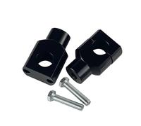 DUSHUO Riser per Manubrio Universale da 22 Mm E 25 Morsetto per per Moto Amplificatore di Altezza per Montaggio su Manubrio Riser Moto(22mm Black)