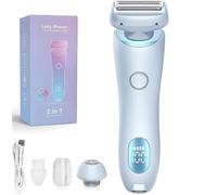 Dusk Glide Pro 3.0, Duskofficial The Glide Pro 3.0, Dusk Official Shaver, Painless Hair Removal,Removable Head (Blue)