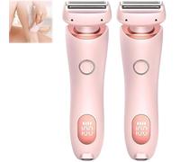 Dusk Official Razor for Women, The Glide Pro 3.0 Razor, Dusk Electric Waterproof Shaver for Women, Dusk Official Electric Razor, Portable Wet-Dry Shaver (2PCS Pink)