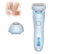 Dusk Razor for Women, Dusk Glide Pro 3.0 Shaver, Dusk Electric Razor for Women, 2 In 1 Portable Electric Shaver, Painless Hair Removal Epilator (Blue)