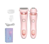 Dusk Razor for Women, Dusk Glide Pro 3.0 Shaver, Dusk Official Electric Razor, Glide Pro 3.0 Razor, Duskofficial Shaver, Waterproof 2 in 1 Electric Shaver Razors, Wet and Dry Use (Pink)