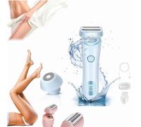 Dusk The Glide Pro 3.0 Razor,2 in 1 Wet & Dry Electric Waterproof Razor,Gleam Pro 3.0 Shaver for Women,Painless Hair Removal Removable Head for Underarms Face Bikini Leg Arm (1PC-B)