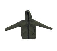 DuskHaven 1/6 Abbigliamento con Cappuccio da Donna per Action Figure, Accessori E Parti per Giocattoli, Army Green