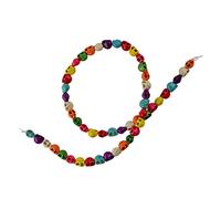 DuskHaven 1 Filo Perline Teschio Turchese Elementi Intagliati Gioielli Spacer Perfetti per Realizzare Bracciali Collane Accessori Adatti per Regalo