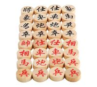 DuskHaven 32 Pezzi del Gioco Xiangqi, Materiali per Il Fai da Te Adatti a Tutte Le età.