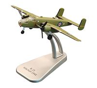 DuskHaven Aereo, Modello di Aereo da Caccia B-25, Modello di Aereo in 1:144, per Oggetti da Collezione, Soggiorno, Casa, Bar