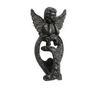 DuskHaven Batacchio per Porta a Forma di Angelo, Accessori Pratici, Ferramenta per Porte Esterne, Antico