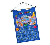 DuskHaven Calendario Didattico con Lettere di Date, Mesi, Stagioni E Meteo - per La Prima Infanzia, Blu, 17.12x25inch