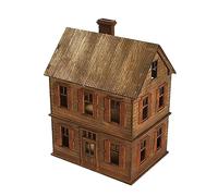 DuskHaven Kit di Modellismo in Legno Fai-da-Te per Costruire a Due Piani - Paesaggio