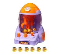 DuskHaven Macchina a Pinza, Gioco da Tavolo, Divertente Mini Gioco Arcade, novità, Controllo a Leva con 6 Mini Palline, Manovella, Giocattolo con Bambola da AFF, Viola