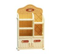 DuskHaven Modello di Mobile Bar in 1:12, Mini Scaffale Portaoggetti, Modello di Mini Scaffale da Fornaio per Architetture E Decorazioni, Marrone