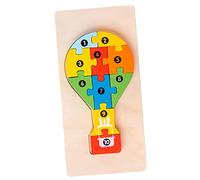 DuskHaven Puzzle in Legno per La Scuola E L'asilo, Puzzle per L'apprendimento Precoce dei più Piccoli, Puzzle di Veicoli per Bambini E Bambine, Mongolfiera