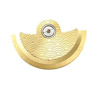 DuskHaven Rotore di Ricambio per Movimento di Orologio Automatico, Elemento Metallico in Ottone E Tungsteno, Adatto per La Riparazione di Orologi Da Uomo E Da D, Oro
