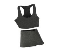 DuskHaven Set Composto da Canotta Sportiva E in 1/12 per Action Figure, Elegante, Fai da Te, Accessori per Costumi, Mini Abiti, Vestiti per Bambole, Grigio
