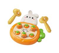 DuskHaven Set di 2 Pezzi Composto da Carota E Martello, Giocattolo Educativo Interattivo per Lo Sviluppo Sensoriale, Adatto Ai Bambini, Ideale Come Regalo per T, Martello Arancione 2