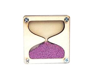 DuskHaven Set di attività in Legno con Sabbia E, Accessori Divertenti, Abilità E Apprendimento per La Prima Infanzia, Regalo di Compleanno per Bambini, Rosa Scuro