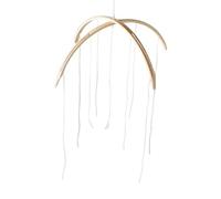 DuskHaven Telaio Mobile per Culla in Bambù Fai Da Te, Decorazione per Neonati, Giocattoli per La Camera Da Letto, Gancio per Campanello Da Letto, Carillon a Ven