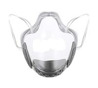 DuskHaven Visiera Protettiva per Il Viso, Protezione per La Bocca E La Bocca. Vestibilità Comoda, Delicata Sulla Pelle per Un Utilizzo Prolungato, a Casa, Grigio