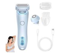 DuskOfficial Rasoio elettrico da donna, Silk Glide Pro, rasoio elettrico da donna, impermeabile, 2 in 1, Wet & Dry, DuskGlide Pro 3.0, Silkglide Pro 3.0, Silkglide Pro Shaver (blu)