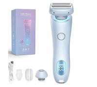 Duskofficial Razor, Glide Pro 3.0 Razor, Dusk Official Shaver, rasoio elettrico 2 in 1 Silkglide Pro, IPX7 impermeabile da donna, Wet & Dry (blu)