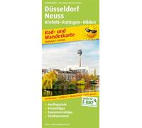 DUSSELDORF - NEUSS, KREFELD - RATING: Rad- und Wanderkarte mit Ausflugszielen, Einkehr- & Freizeittipps
