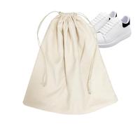 Dust Bags for Purses, Large Protector with Drawstring, Spacious Fully Enclosed Travel Shoe Covers for Handbags, Shoes, Boots, 1590.55 inches, Black Khaki and White