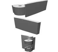 Dust Cover Hinge Replacement for Sony PS-LX300H Turntable - Custom Designed Part