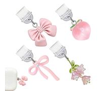 Dust Plug - Charm Covers for Devices | Cute Decorative Pendant Set with Dustproof Protection and Soft for Tablets Smartphones Laptops Readers Travel Home Office School and Outdoor Use