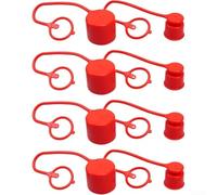 Dust Proof Solutions 4 Heavy Duty Rubber specificamente progettato per le vostre esigenze idrauliche per skid steer flat face (1/4)