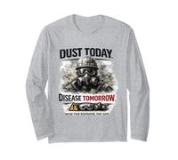 Dust Today, Disease Tomorrow | Consapevolezza della Sicurezza respiratoria Maglia a Manica