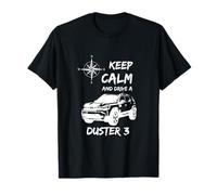Duster-Keep Calm Auto Silhouette, Duster Maglietta