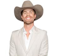 Dustin Lynch (Grey Suit) Half Body Buddy Cutout