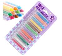 Dustless Chalk - 12-Color Washable Outdoor Play Toys