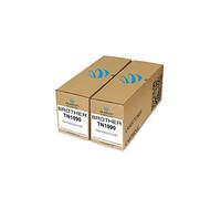 duston 2x toner nero TN1090, TN-1090 compatibile con Brother DCP-1622WE, 1623WE, HL-1222WE, 1223WE