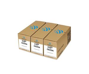 duston 3x CE255A, 55A Toner nero compatibile con HP Laserjet Enterprise P3010 P3015