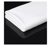 Dustproof Speaker Box Mesh Grille Cloth, 1,6 x 0,5 m Acoustic Filter Polyester Fabric, Dust Protective Cover in Silver/Red/White/Black/Brown Shield (White)