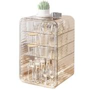 Dustproof Tea Set Organizzatore, Clear Acrylic Storage Box, Multi-Layer Cup Storage, Tea Cup Storage Organizer, Space-Saving Tea Organizer, Waterproof Storage Box, Kitchen Tea Set Storage, Dustproof
