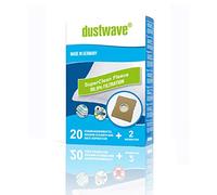 dustwave® - 20 sacchetti filtro per aspirapolvere Alaska VC 3700, prodotti in Germania, con microfiltro incluso