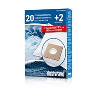 Dustwave® 20 sacchetti per aspirapolvere Bimatek V 1002 / V1002 - ad alta efficienza in micropile multistrato con chiusura igienica, Made in Germany