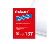dustwave® - 20 sacchetti per aspirapolvere compatibili con aspirapolvere DeLonghi, Penta Vap (30 litri), qualità premium, made in Germany