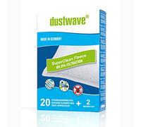 Dustwave® 40 sacchetti per aspirapolvere De'Longhi Darel XTC 15 ET, altamente efficienti, con chiusura igienica, Made in Germany