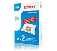 dustwave® - Confezione da 20 sacchetti per aspirapolvere compatibili con SOLAC A804N2 Brise Carpet 1.800 W / sacchetti per aspirapolvere di marca / Made in Germany + microfiltro incluso
