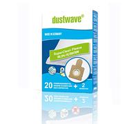 dustwave® - Confezione da 20 sacchetti per filtro per aspirapolvere Monix - Rondo - Sacchetti di marca per aspirapolvere di marca Dustwave®, prodotti in Germania, con microfiltro