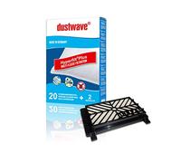 dustwave D11-20 Sacchetti per aspirapolvere, Micropile Multistrato, Bianco
