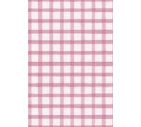 Dusty Mauve Pink Gingham Lined Journal | Dusty Petal · 200 Pages · 6x9: Watercolour Softcover Notebook for Women · Journaling Writing and Gifting · Sunday Check Collection | Dear Ines Studio