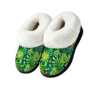 Dusviba Pantofole da donna in peluche a forma di bradipo e tucano in stile | Caldo chiuso indietro Indoor House scarpe, antiscivolo TPR suola accogliente casa scarpe calzature per inverno camera da