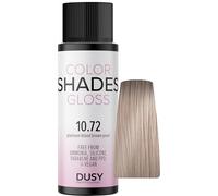 Dusy Color Shades 10.72 biondo platino marrone perla 60 ml | rinfresca il colore dei capelli esistente | tinta gel crema senza ammoniaca